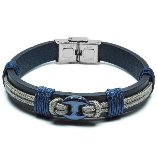 Bracelet  Acier Cuir