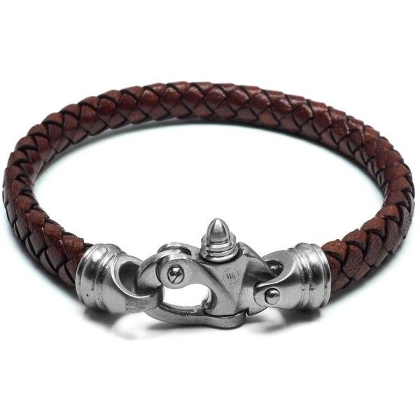 Bracelet  Acier Cuir