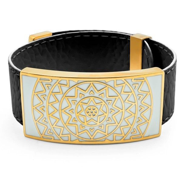 Bracelet  Acier Cuir