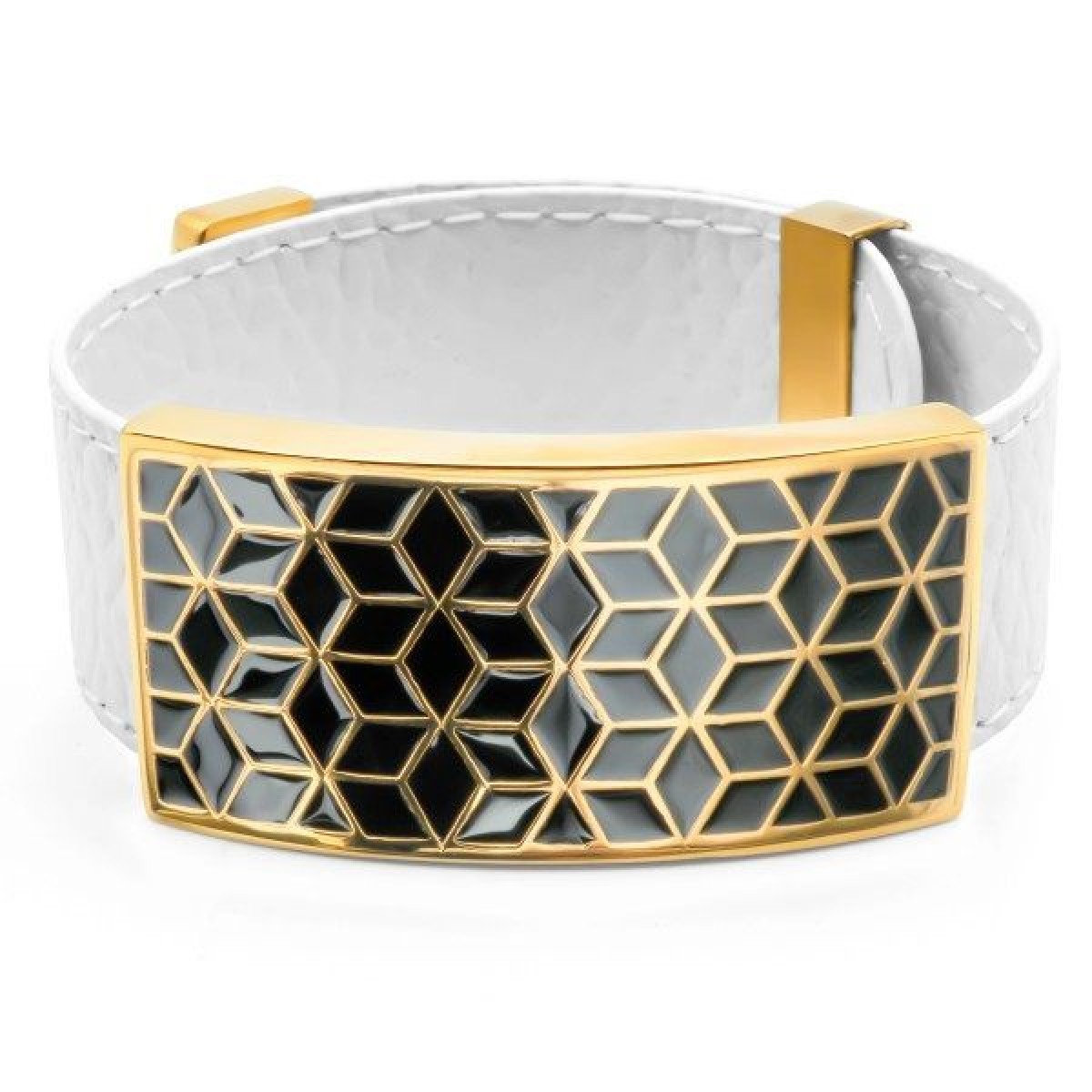 Bracelet  Acier Cuir