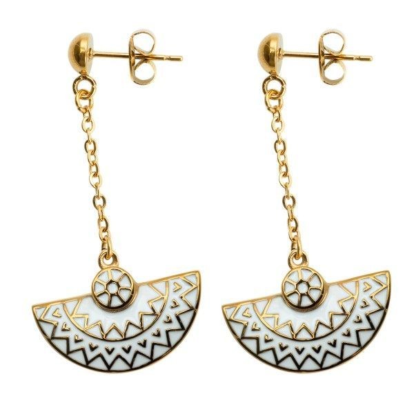 Boucles d'Oreilles  Acier