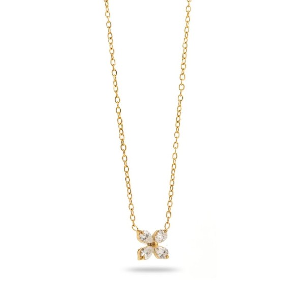 Collier  Acier Oxyde de Zirconium