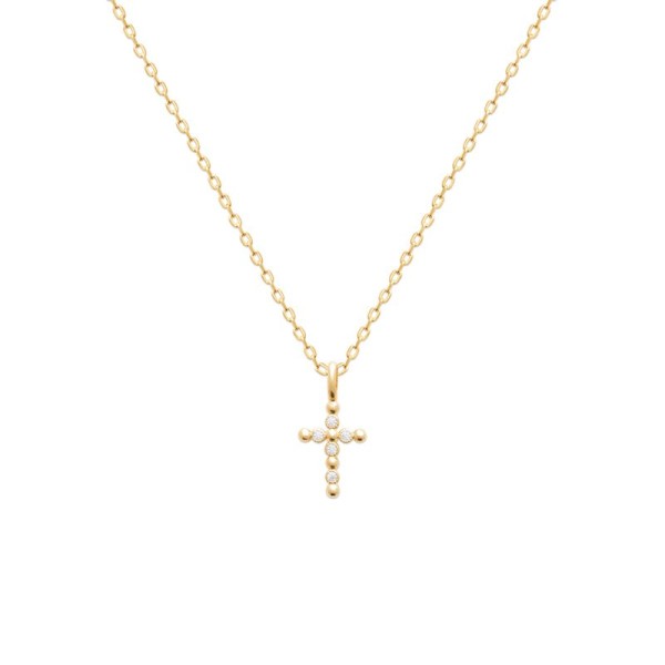 Collier  Plaqué Or Oxyde de Zirconium