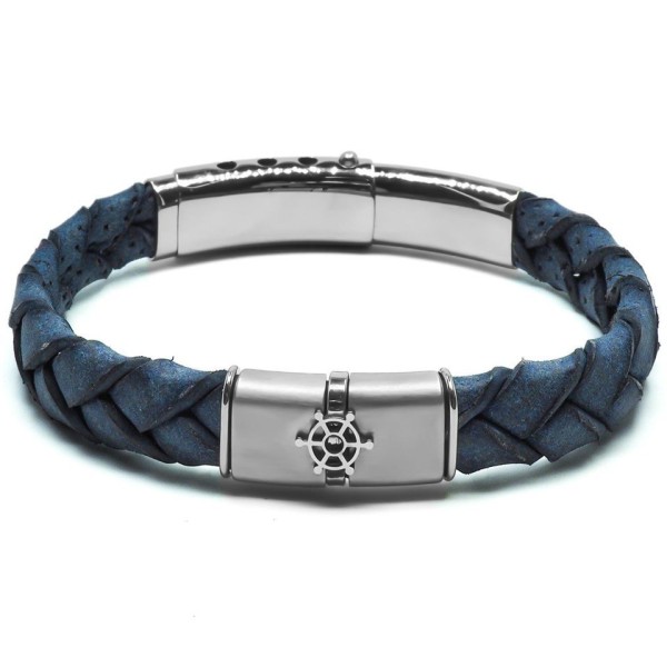 Bracelet  Acier Cuir
