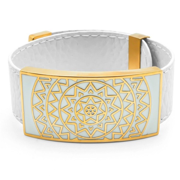 Bracelet  Acier Cuir