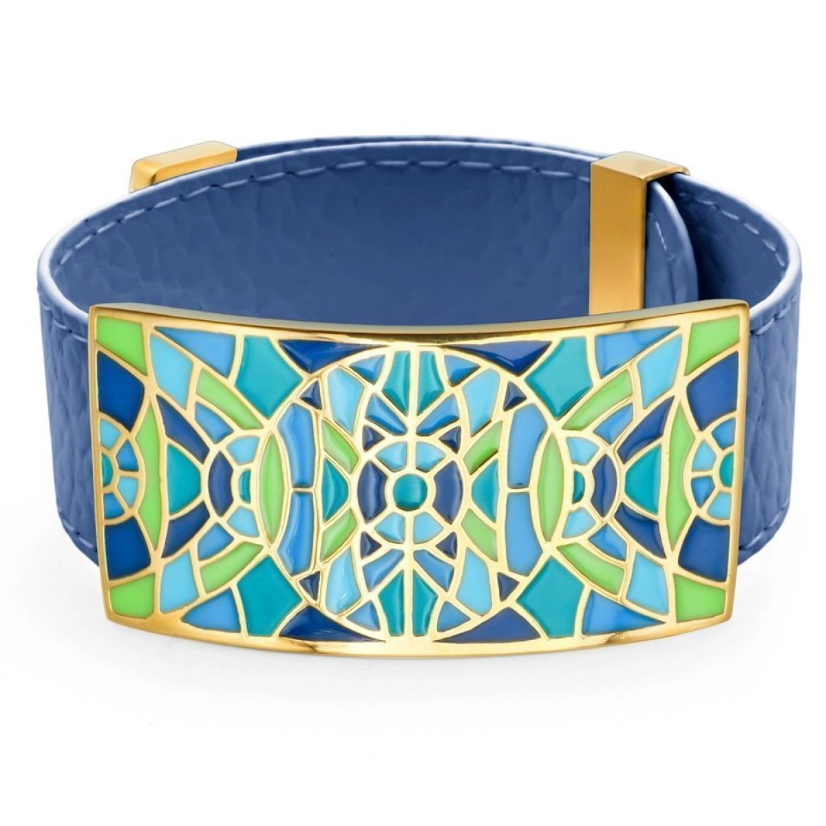 Bracelet  Acier Cuir