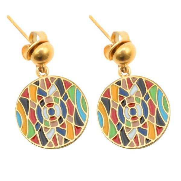 Boucles d'Oreilles  Acier