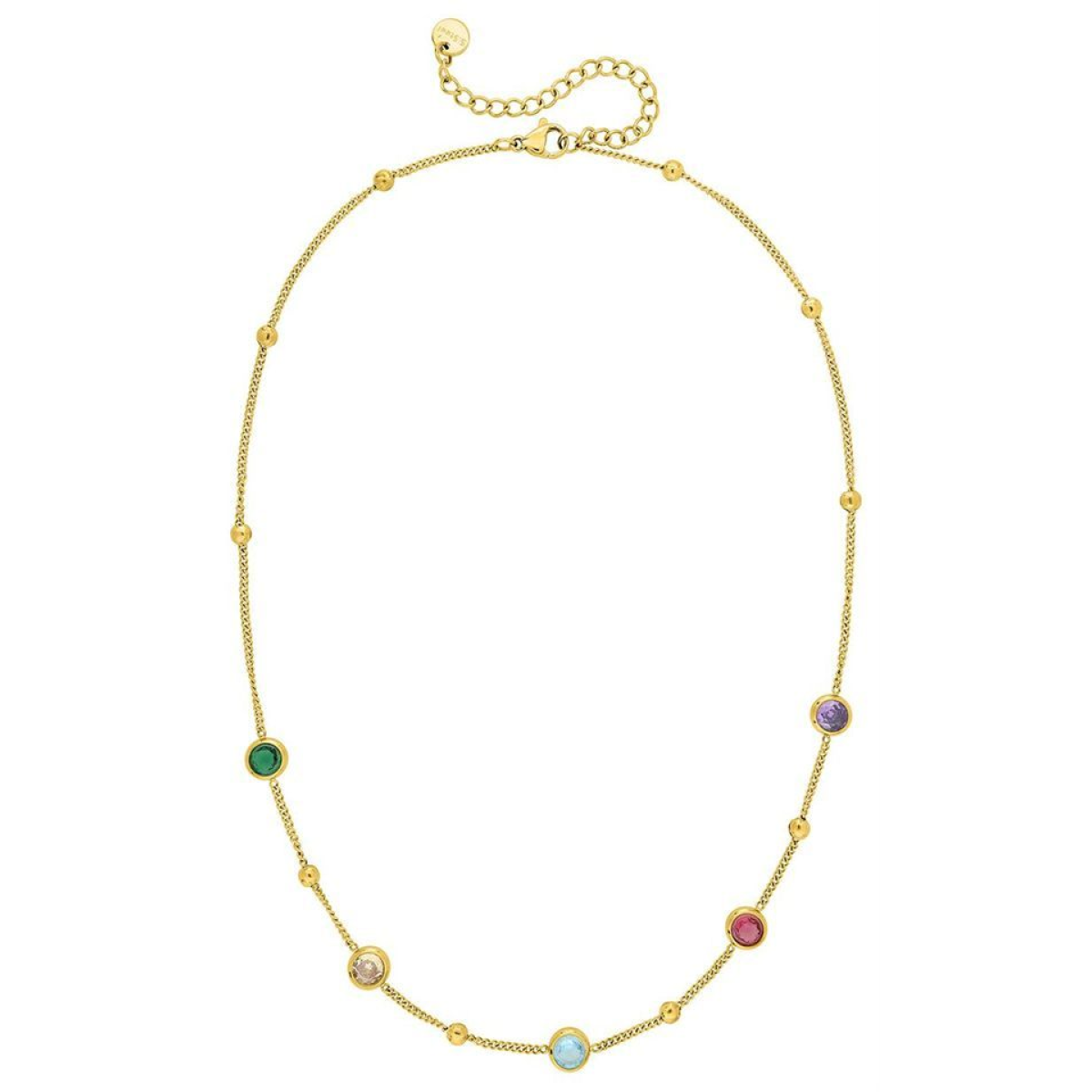 Collier  Acier Oxyde de Zirconium