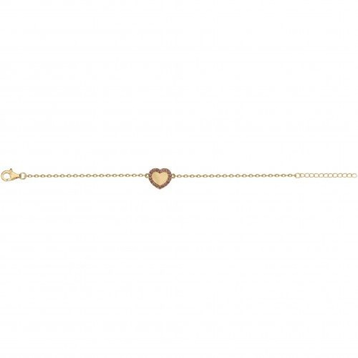 Bracelet  Plaqué Or Oxyde de Zirconium