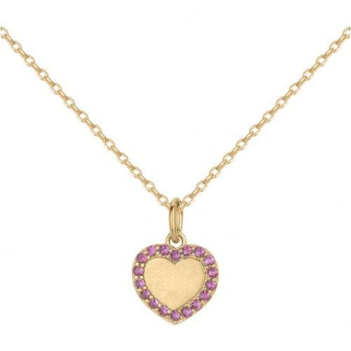 Collier  Plaqué Or Oxyde de Zirconium