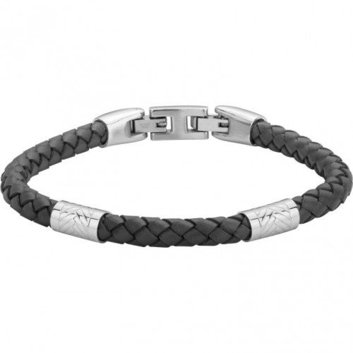 Bracelet  Acier Cuir