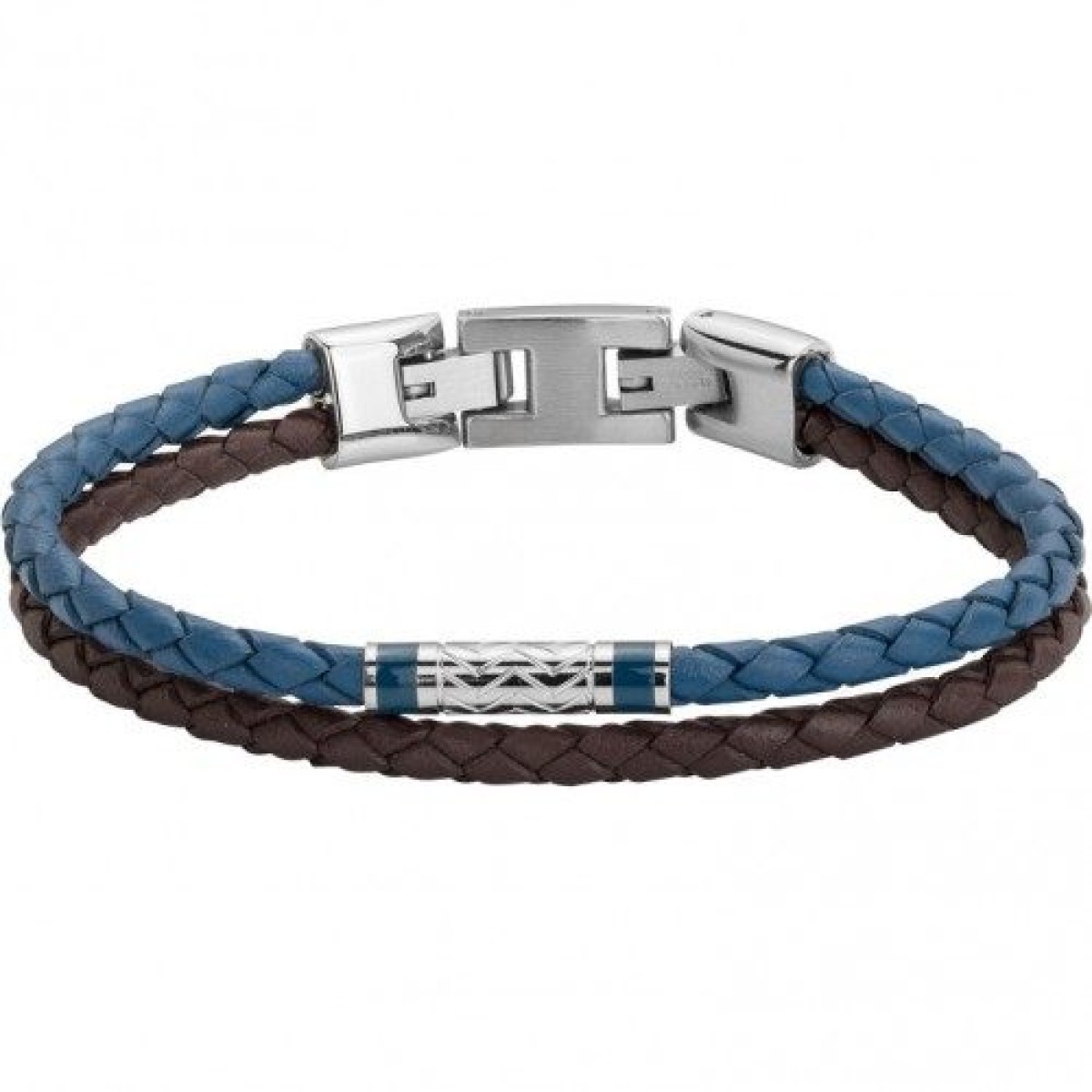 Bracelet  Acier Cuir