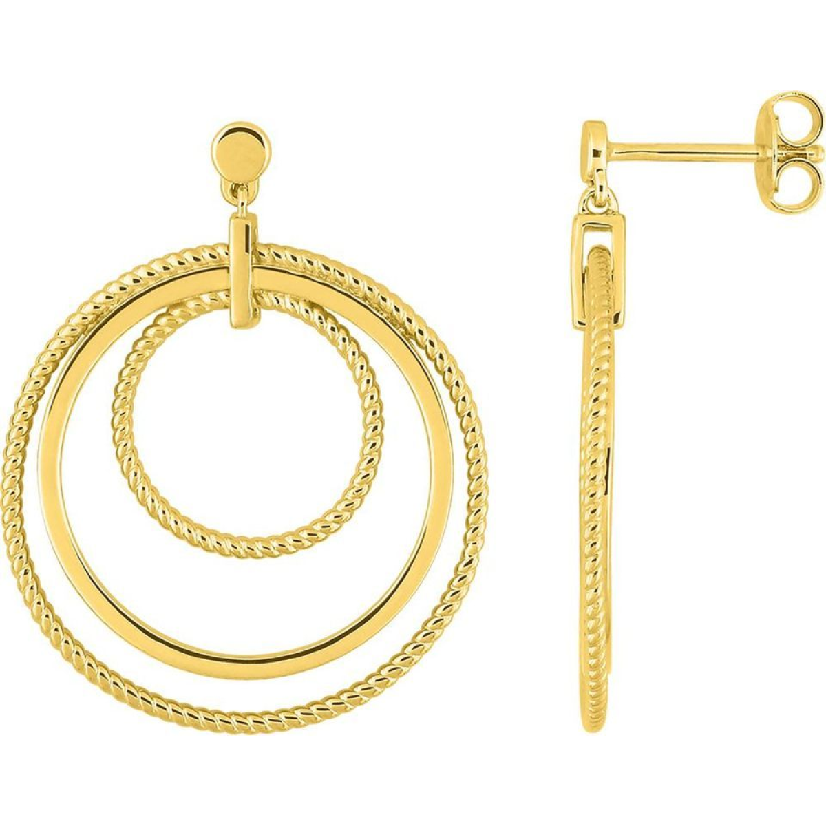 Boucles d'Oreilles  Plaqué Or