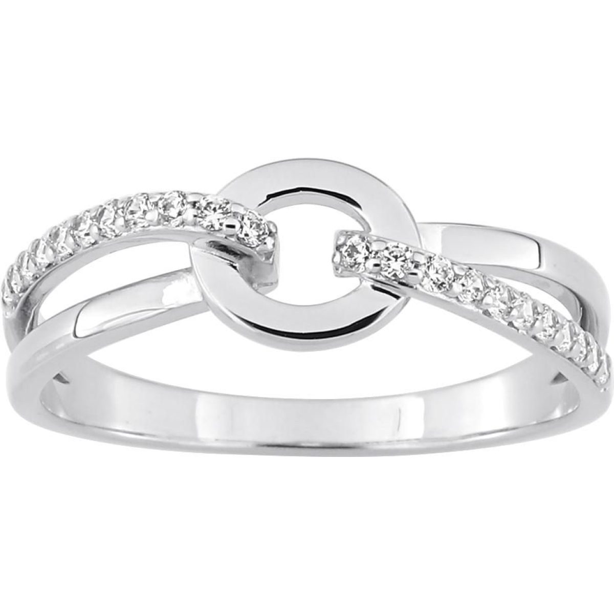 Bague  Argent 925/1000 Oxyde de Zirconium