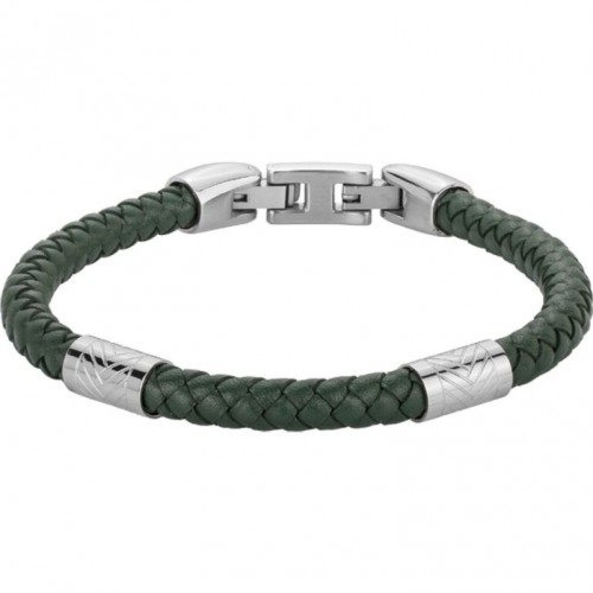 Bracelet  Acier Cuir