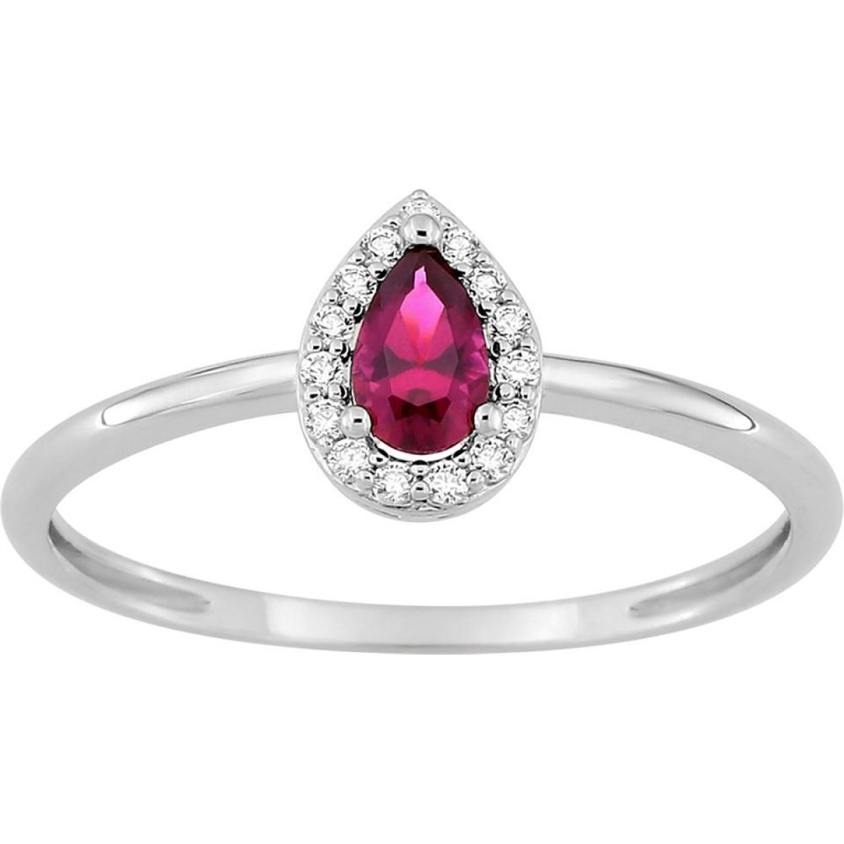 Bague  Argent 925/1000 Oxyde de Zirconium