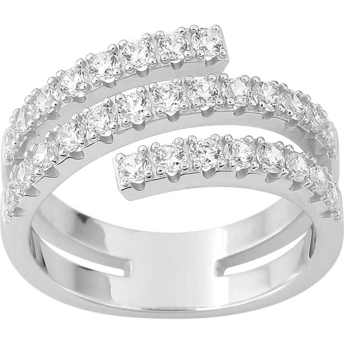 Bague  Argent 925/1000 Oxyde de Zirconium