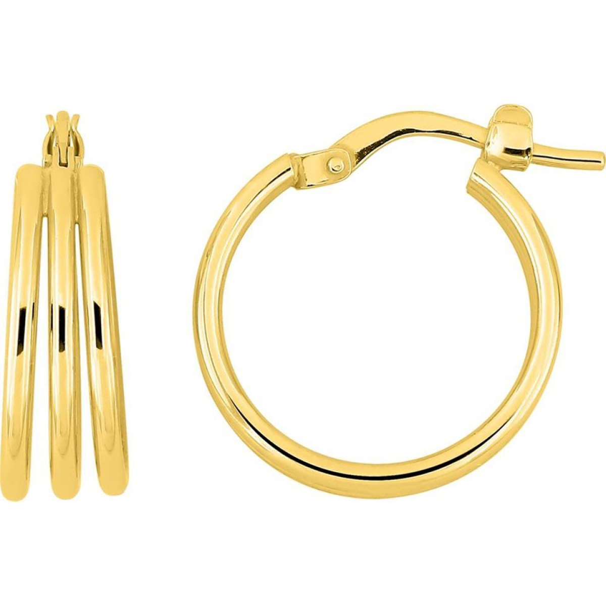 Boucles d'Oreilles  Plaqué Or