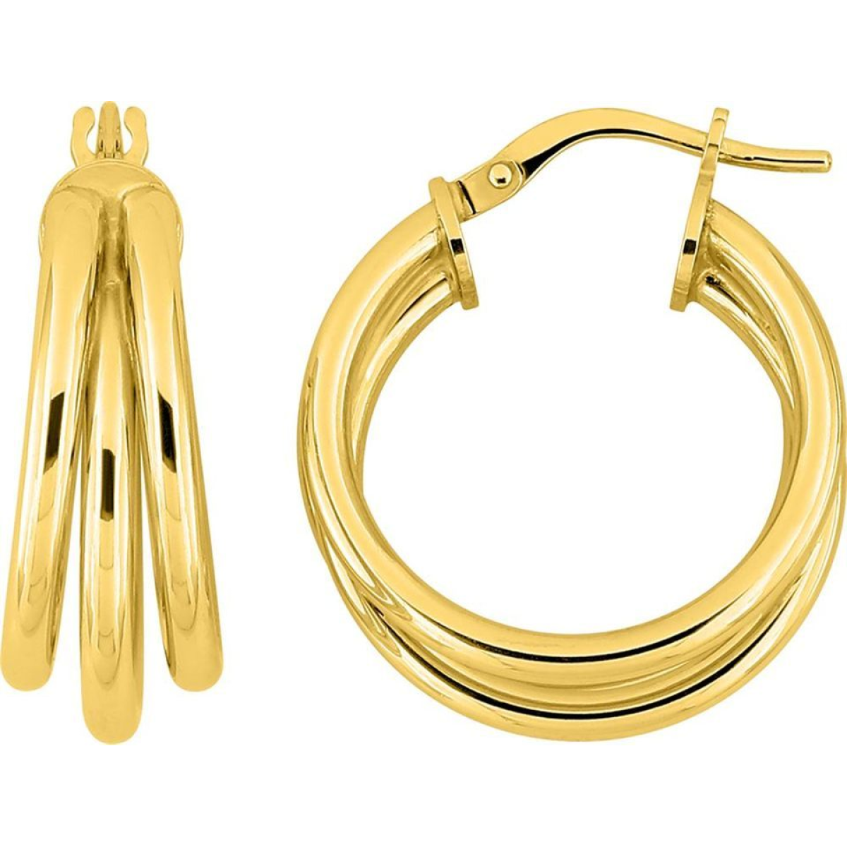 Boucles d'Oreilles  Plaqué Or