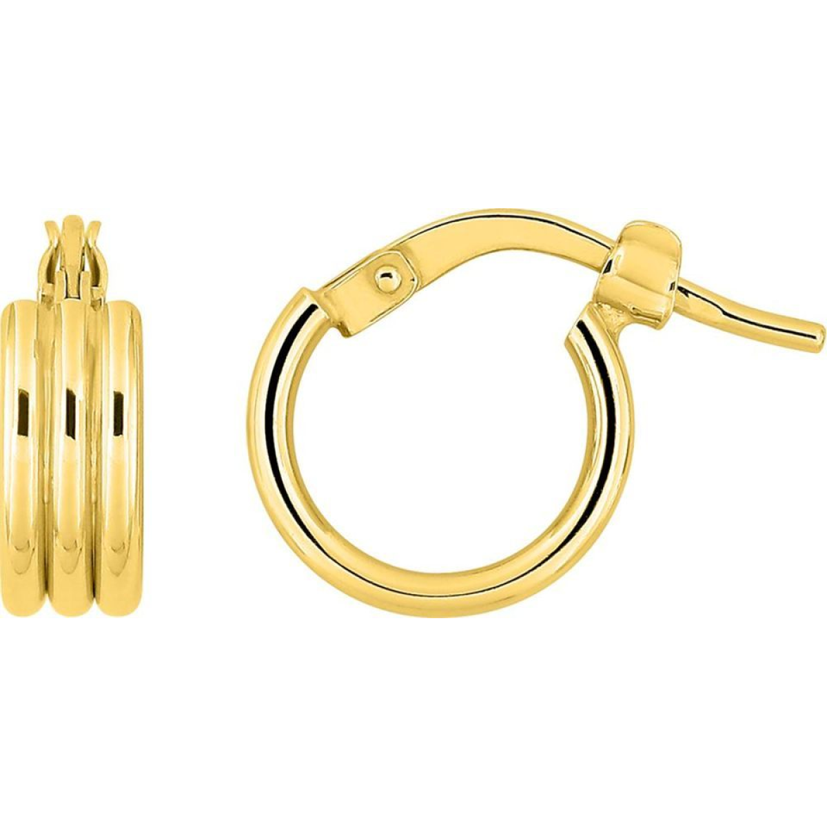 Boucles d'Oreilles  Plaqué Or