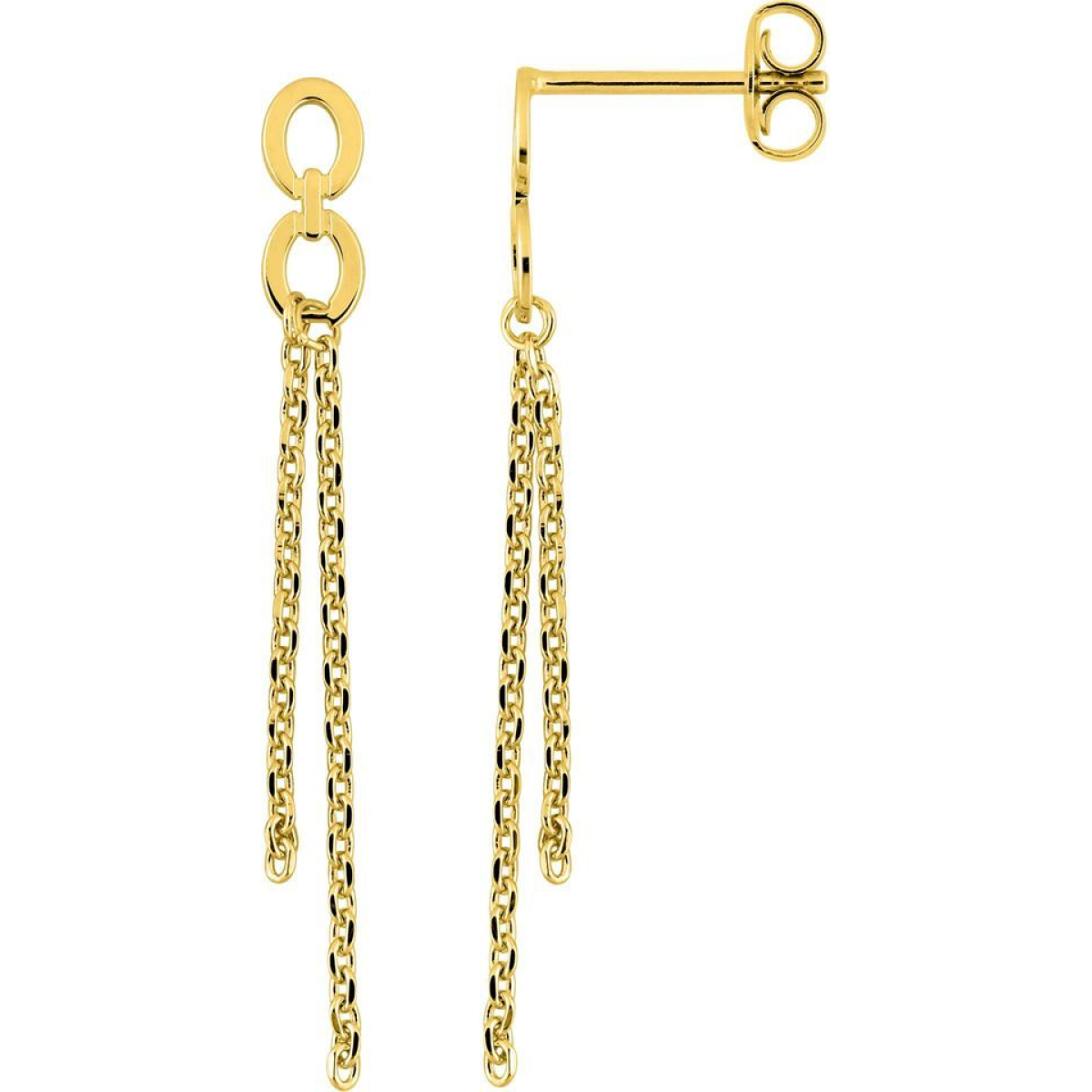 Boucles d'Oreilles  Plaqué Or