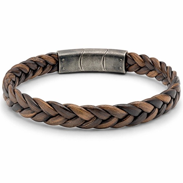Bracelet  Acier Cuir