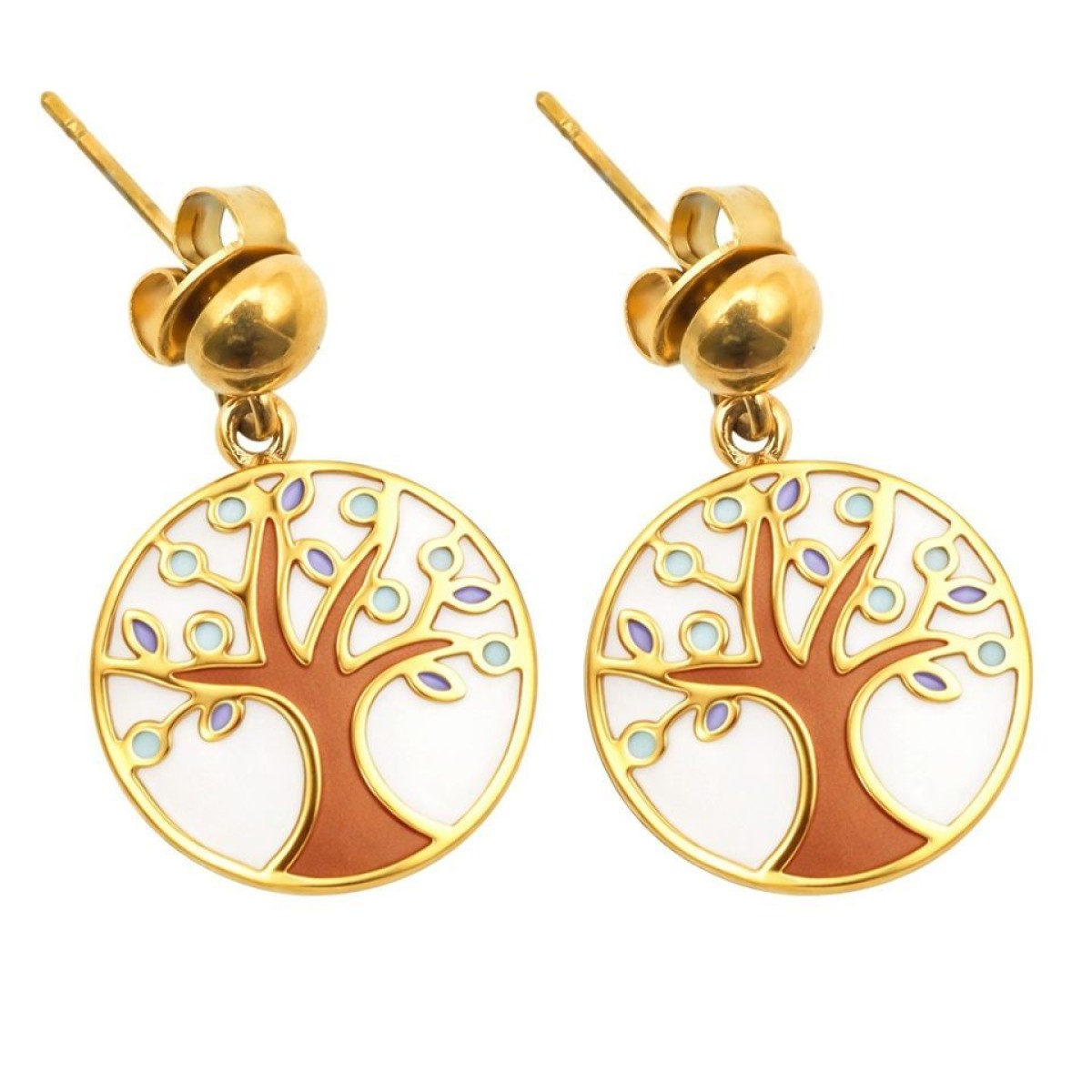 Boucles d'Oreilles  Acier