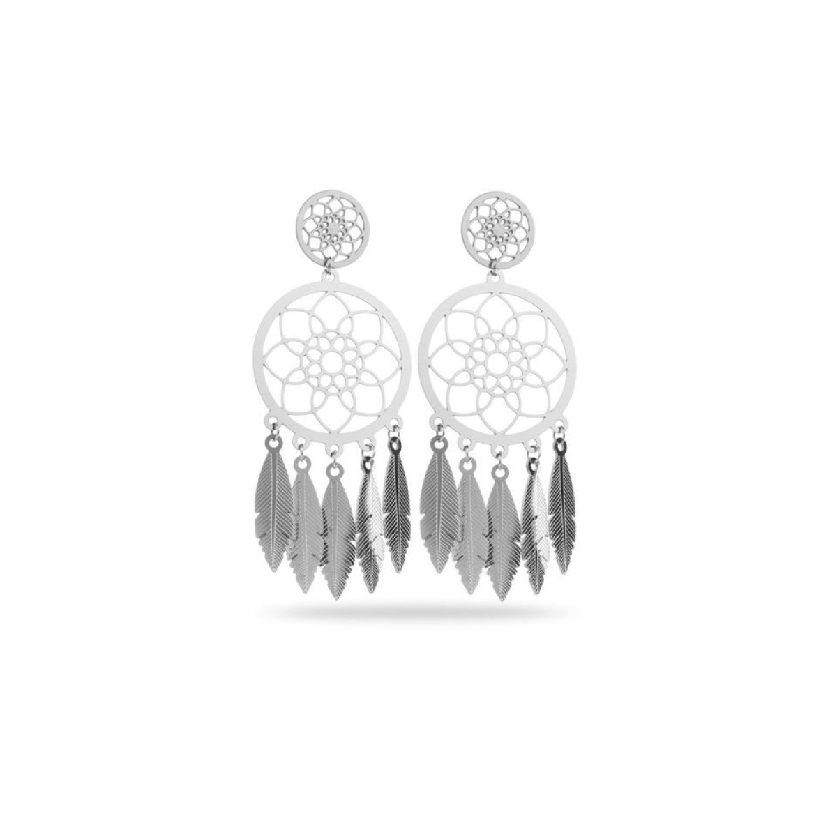 Boucles d'Oreilles  Acier