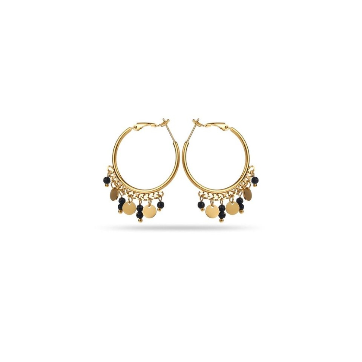 Boucles d'Oreilles  Acier