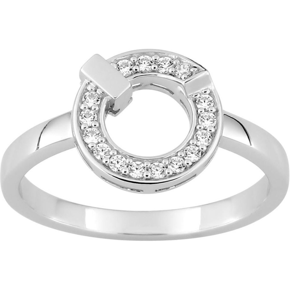Bague  Argent 925/1000 Oxyde de Zirconium