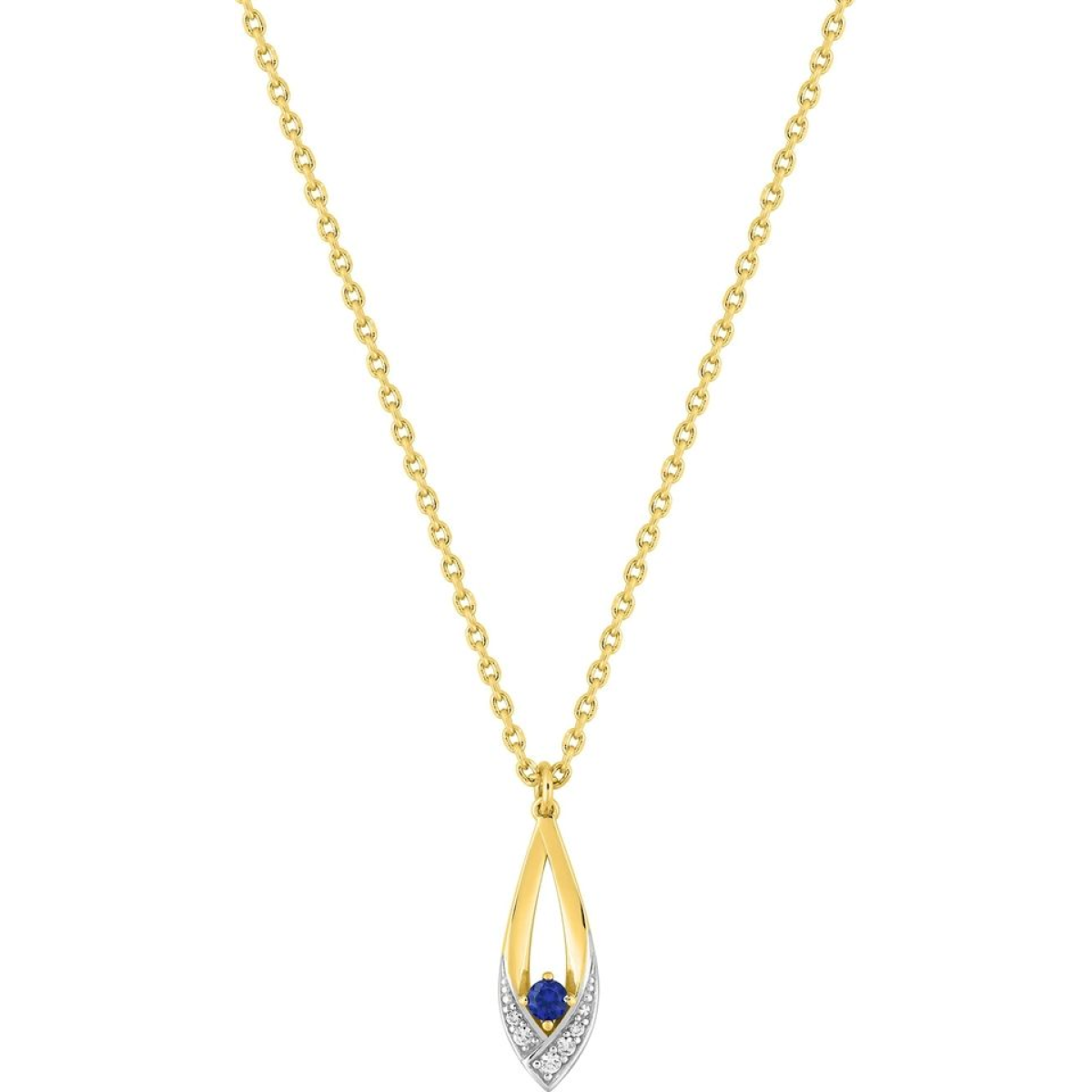 Collier  Plaqué Or Oxyde de Zirconium