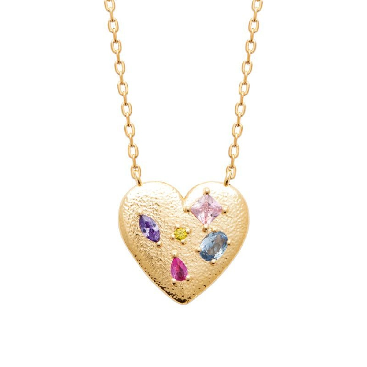 Collier  Plaqué Or Oxyde de Zirconium