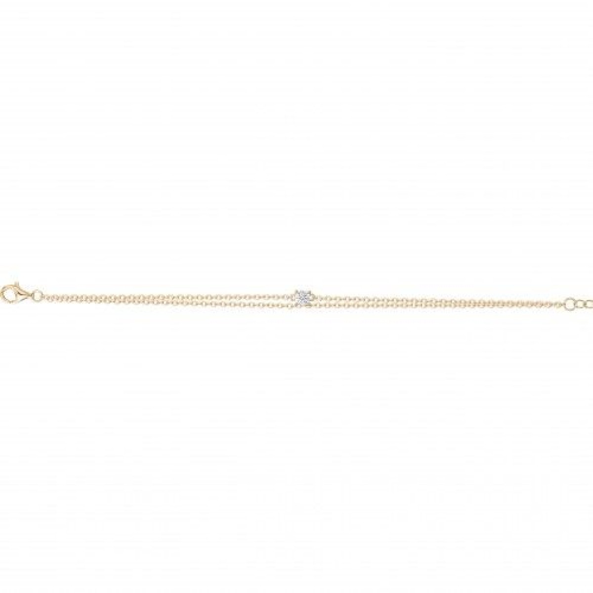 Bracelet  Plaqué Or Oxyde de Zirconium