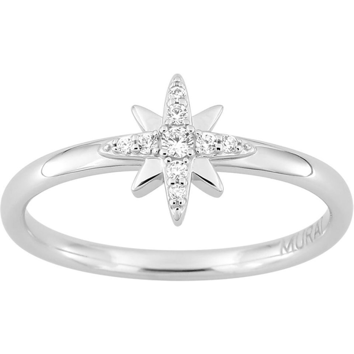Bague MURAT Argent 925/1000 Oxyde de Zirconium