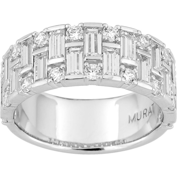 Bague MURAT Argent 925/1000 Oxyde de Zirconium