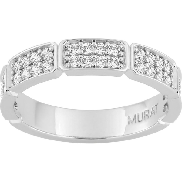 Bague MURAT Argent 925/1000 Oxyde de Zirconium
