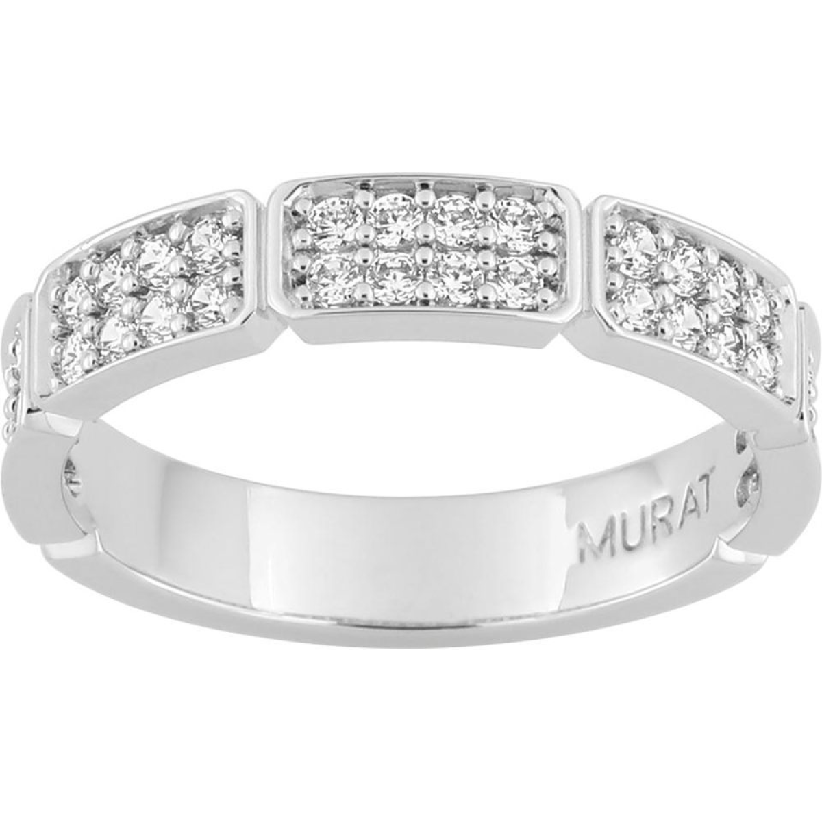 Bague MURAT Argent 925/1000 Oxyde de Zirconium
