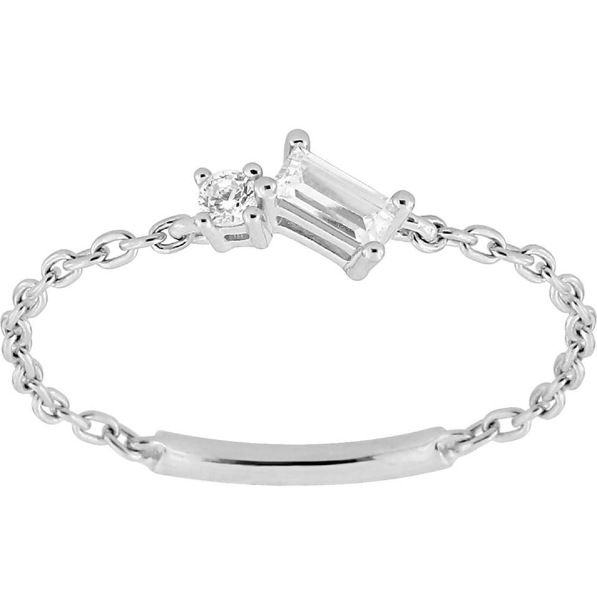 Bague MURAT Argent 925/1000 Oxyde de Zirconium