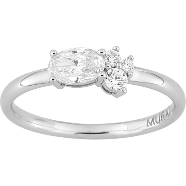 Bague MURAT Argent 925/1000 Oxyde de Zirconium