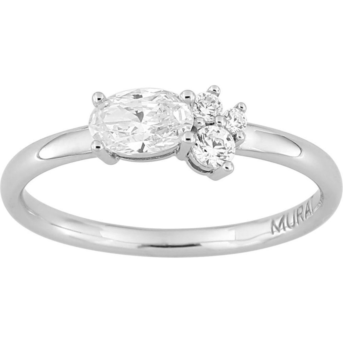 Bague MURAT Argent 925/1000 Oxyde de Zirconium