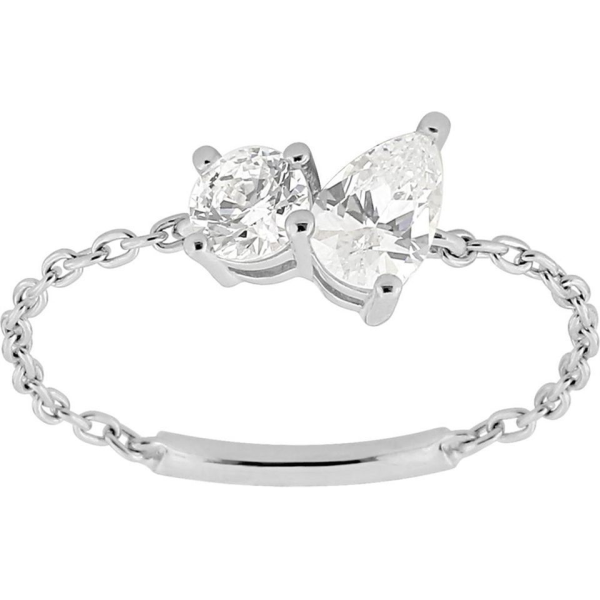 Bague MURAT Argent 925/1000 Oxyde de Zirconium
