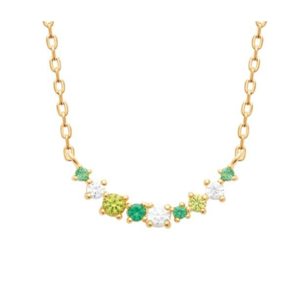 Collier  Plaqué Or Oxyde de Zirconium