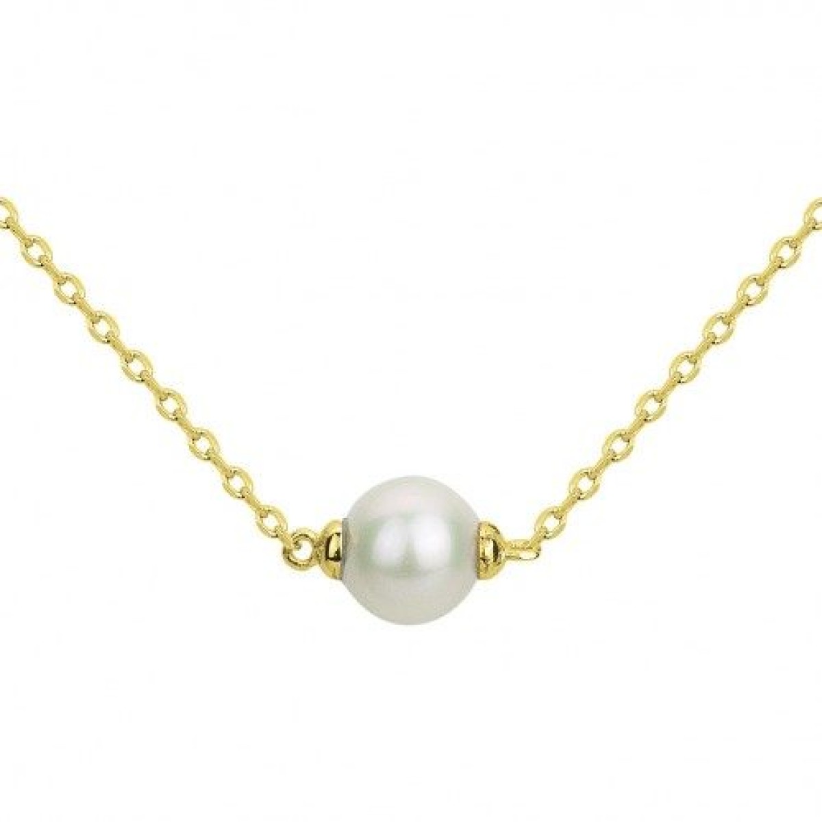 Collier  Plaqué Or Perle de Culture