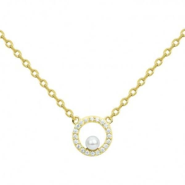 Collier  Plaqué Or Perle de Culture