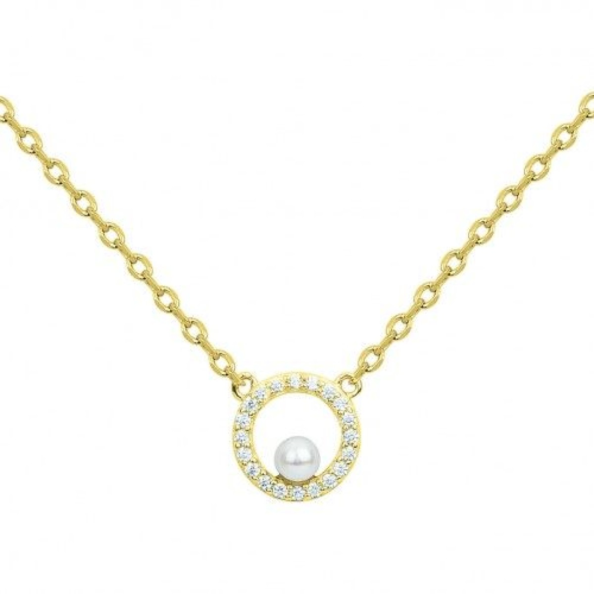 Collier  Plaqué Or Perle de Culture