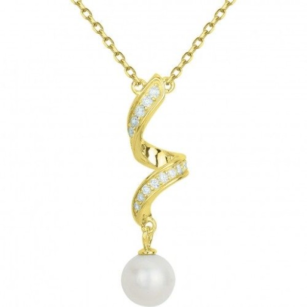 Collier  Plaqué Or Perle de Culture