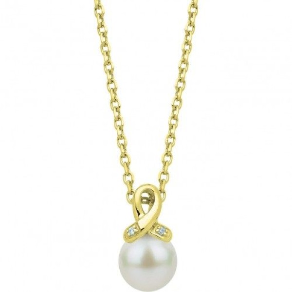 Collier  Plaqué Or Perle de Culture