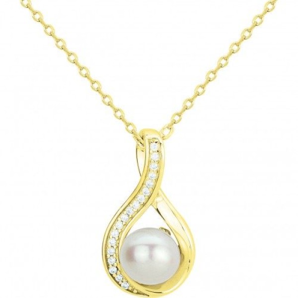 Collier  Plaqué Or Perle de Culture