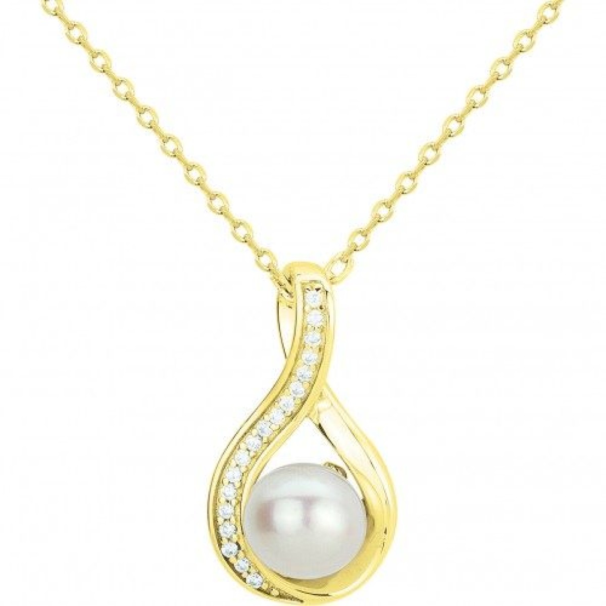 Collier  Plaqué Or Perle de Culture